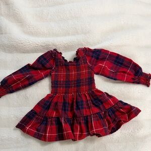 Hill House Vivian Red and Blue Plaid Nap Dress